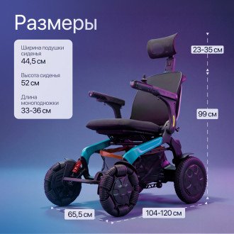 Инвалидная коляска с электроприводом Ortonica Pulse 680 в Краснодаре