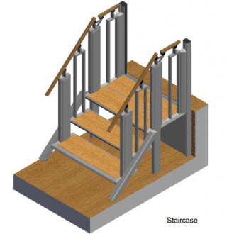 Лестница-трансформер FlexStep V2 / 3+1 ступеньки / высота подъёма до 740 мм в Краснодаре